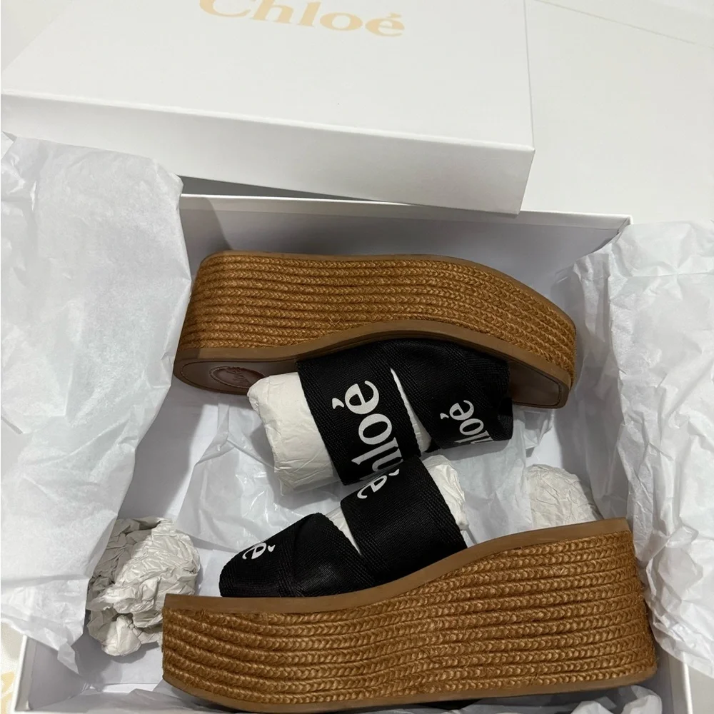 Black Platform Sandals